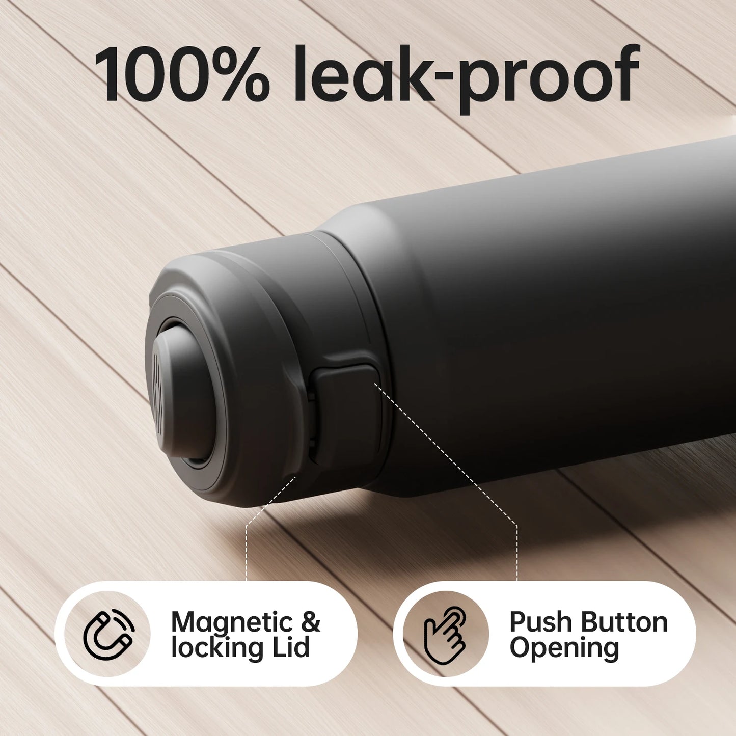 LockNSip™ FEIJIAN Magnetic Sport Water Bottle