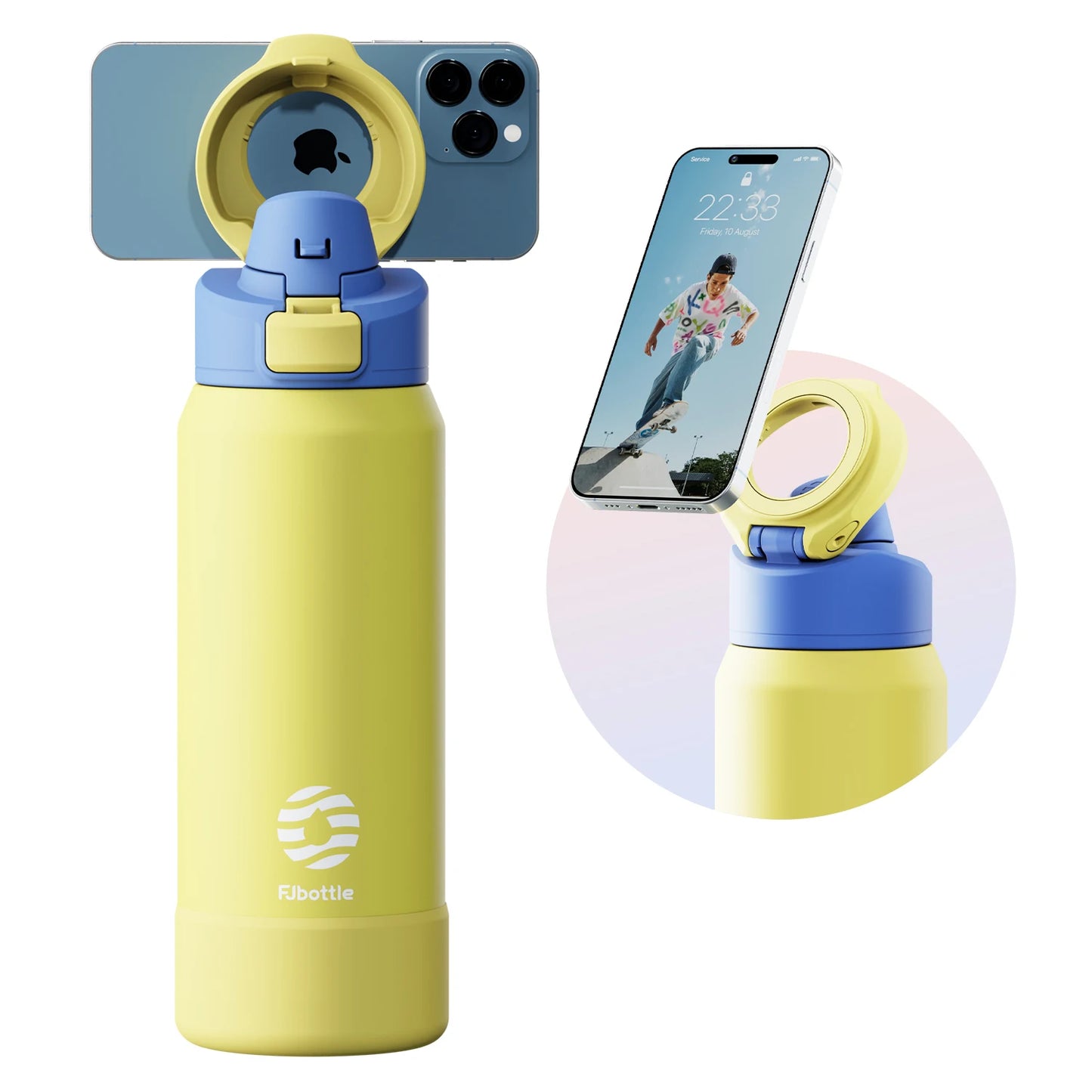 LockNSip™ FEIJIAN Magnetic Sport Water Bottle