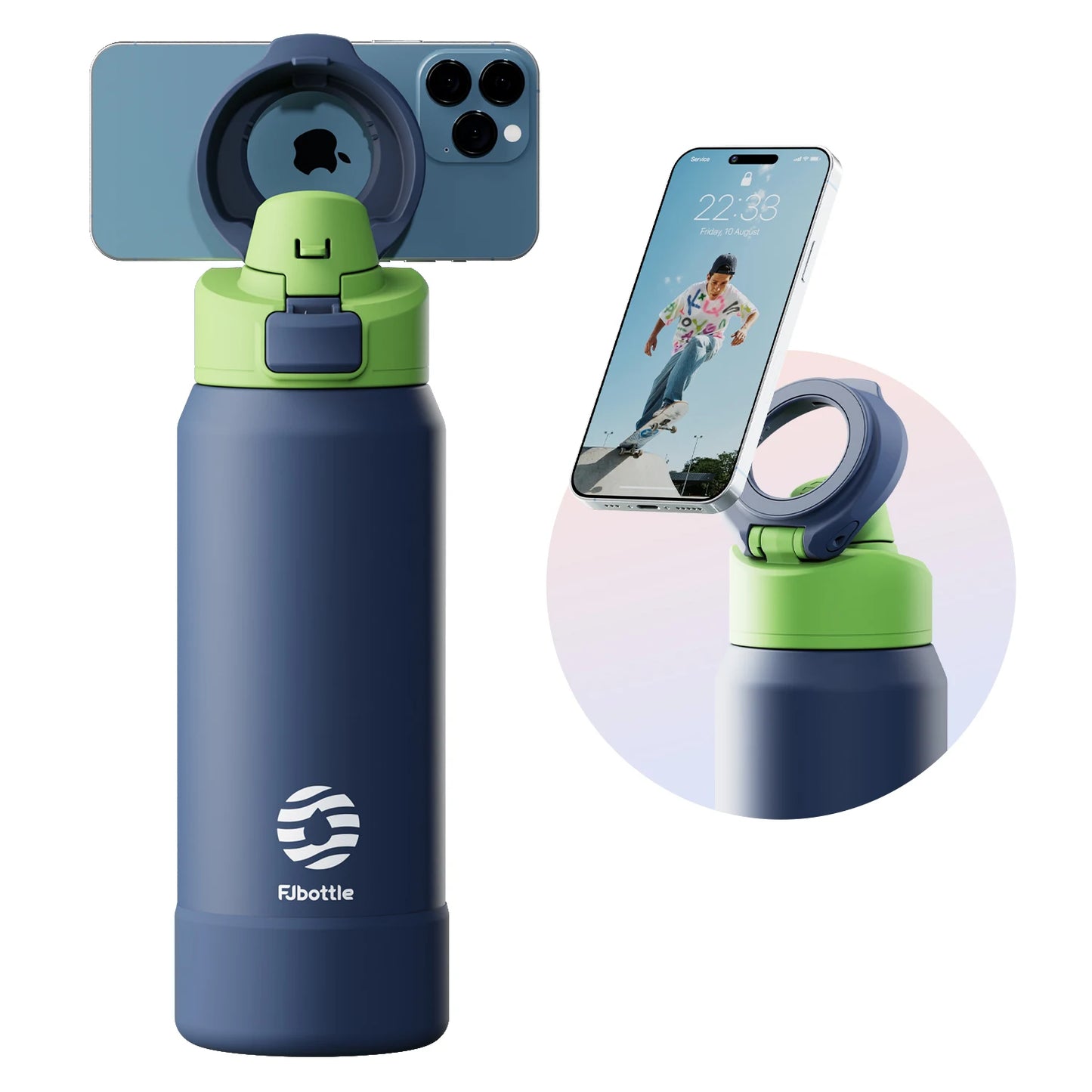 LockNSip™ FEIJIAN Magnetic Sport Water Bottle