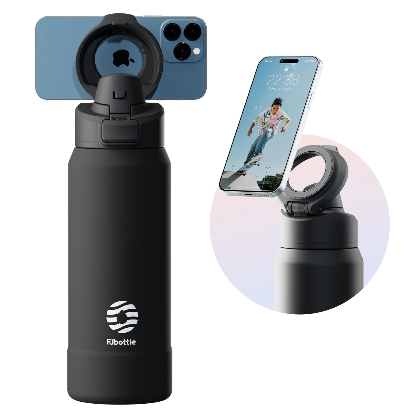 LockNSip™ FEIJIAN Magnetic Sport Water Bottle